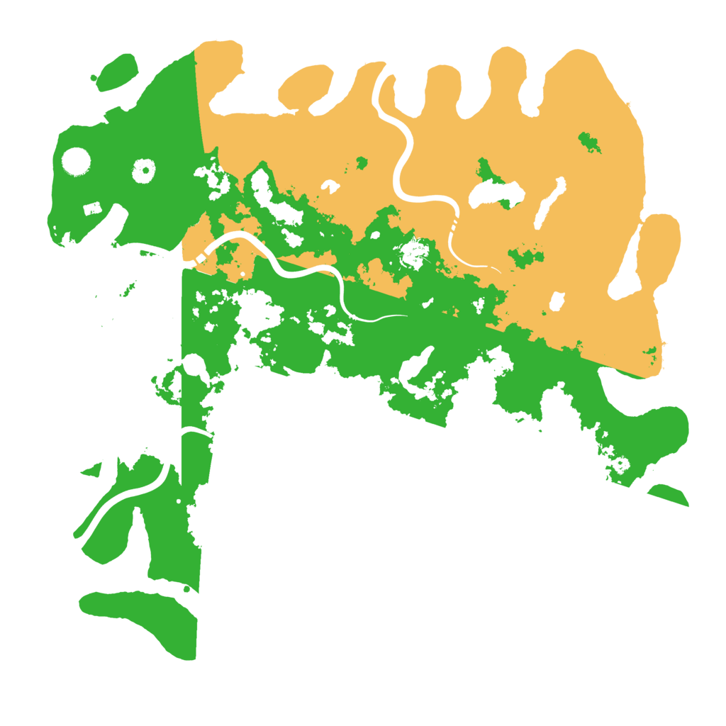 Biome Rust Map: Procedural Map, Size: 4500, Seed: 27024