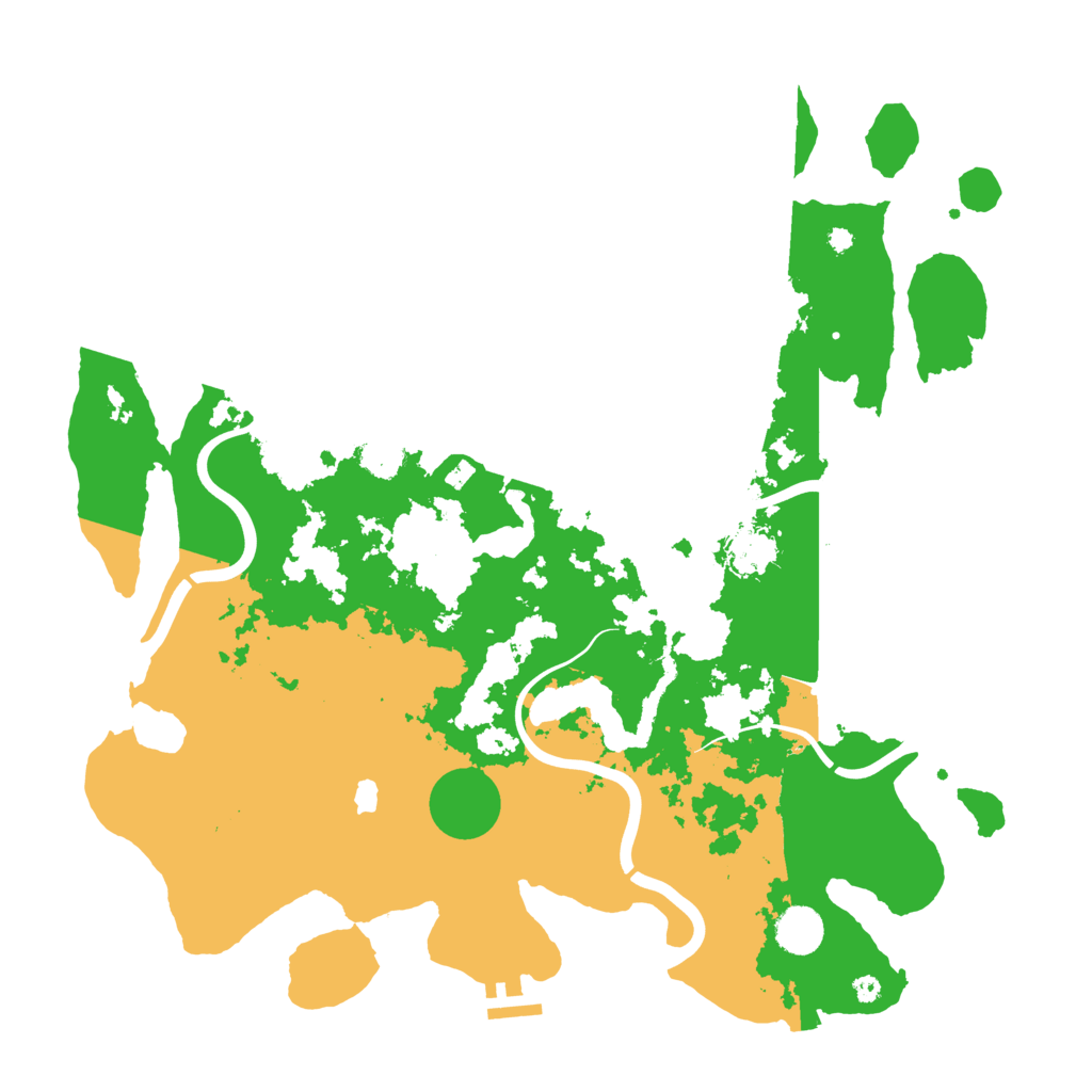Biome Rust Map: Procedural Map, Size: 4050, Seed: 1658885865
