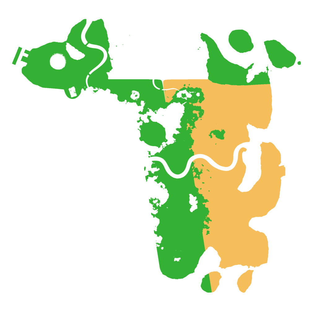 Biome Rust Map: Procedural Map, Size: 3500, Seed: 1693123508