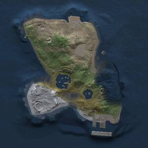 Thumbnail Rust Map: Procedural Map, Size: 1500, Seed: 1487027296, 3 Monuments