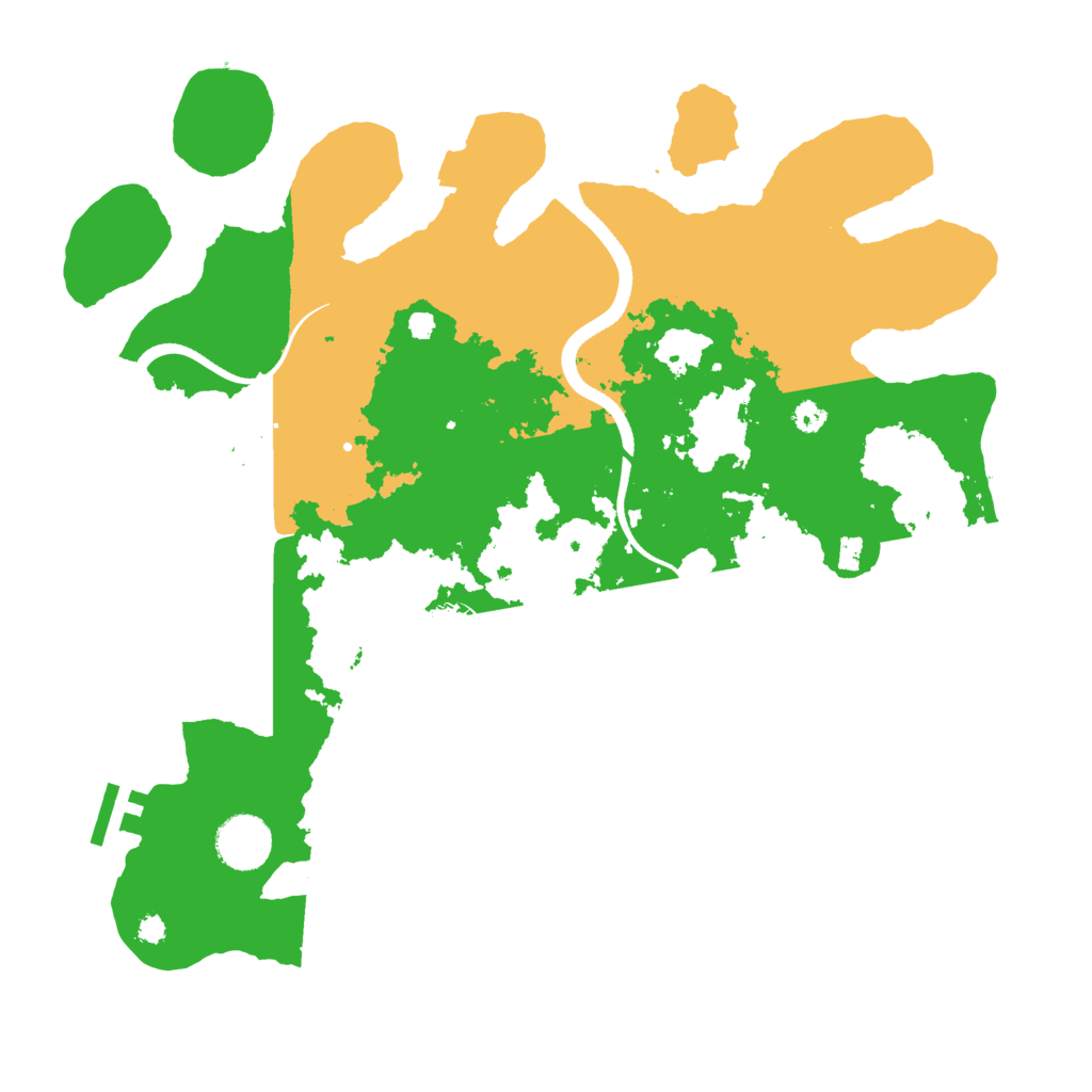 Biome Rust Map: Procedural Map, Size: 3500, Seed: 860876793