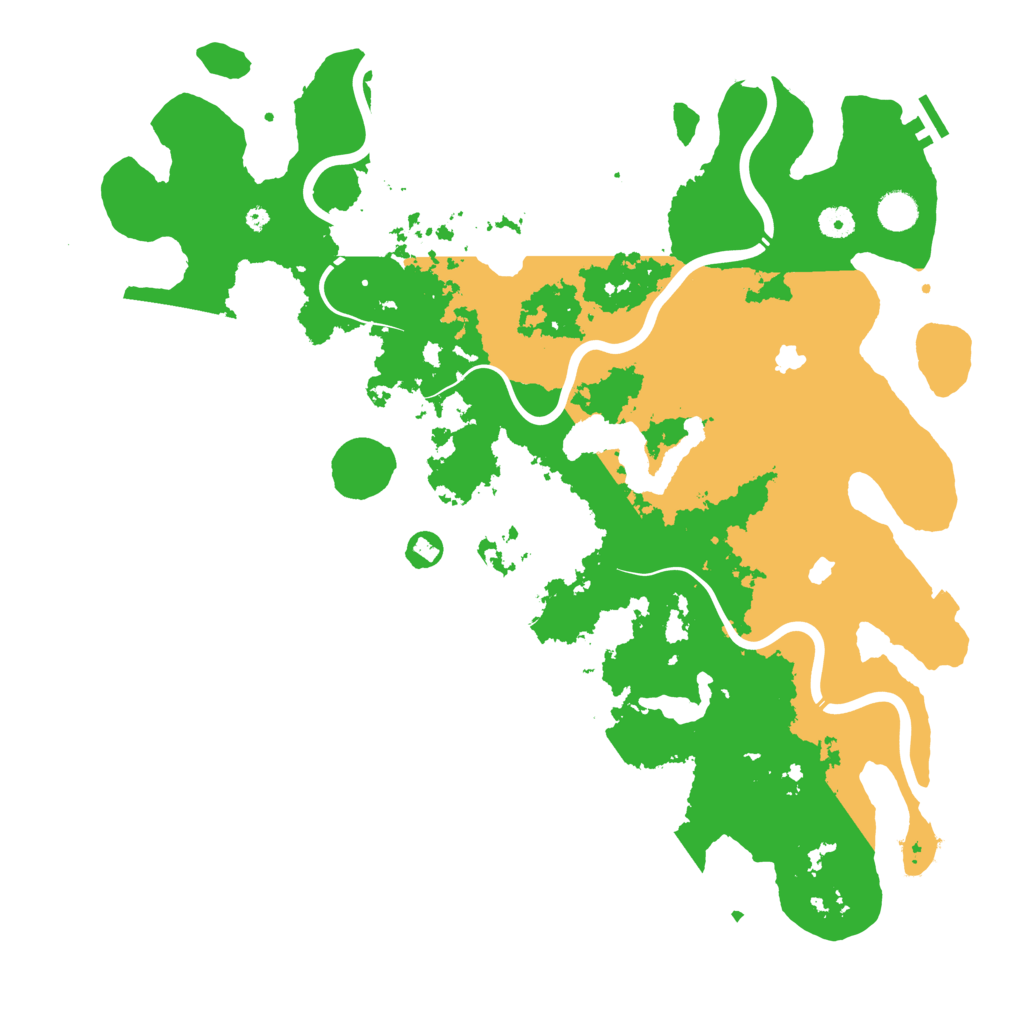 Biome Rust Map: Procedural Map, Size: 4500, Seed: 865045