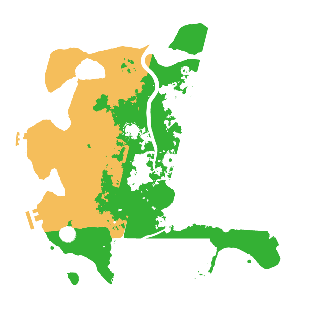 Biome Rust Map: Procedural Map, Size: 3500, Seed: 1478708150