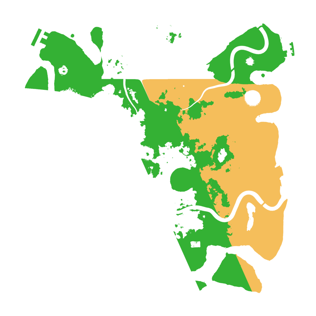 Biome Rust Map: Procedural Map, Size: 3500, Seed: 1108384531