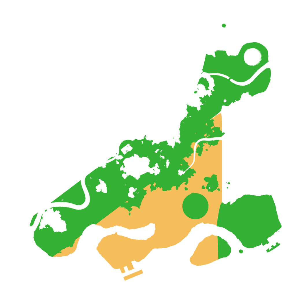 Biome Rust Map: Procedural Map, Size: 3000, Seed: 10014