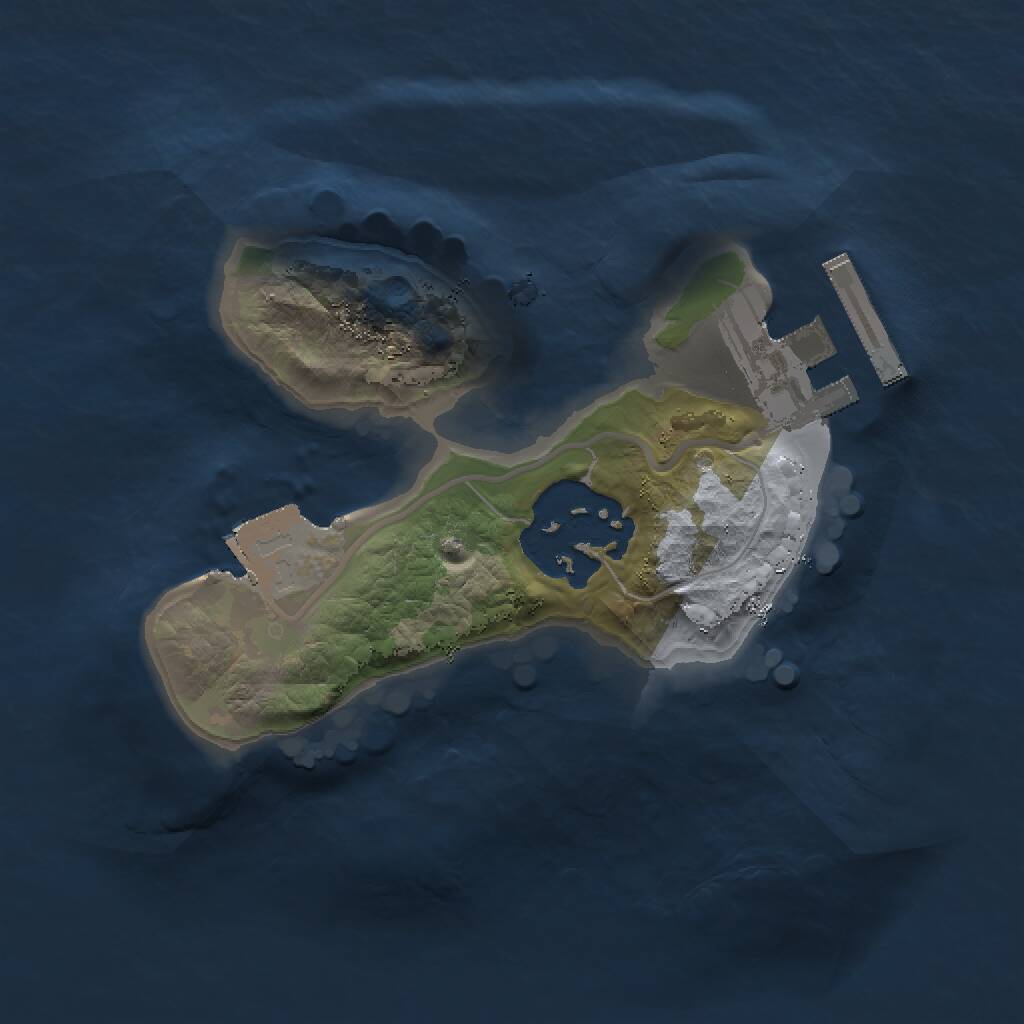 Rust Map: Procedural Map, Size: 1500, Seed: 148920, 3 Monuments