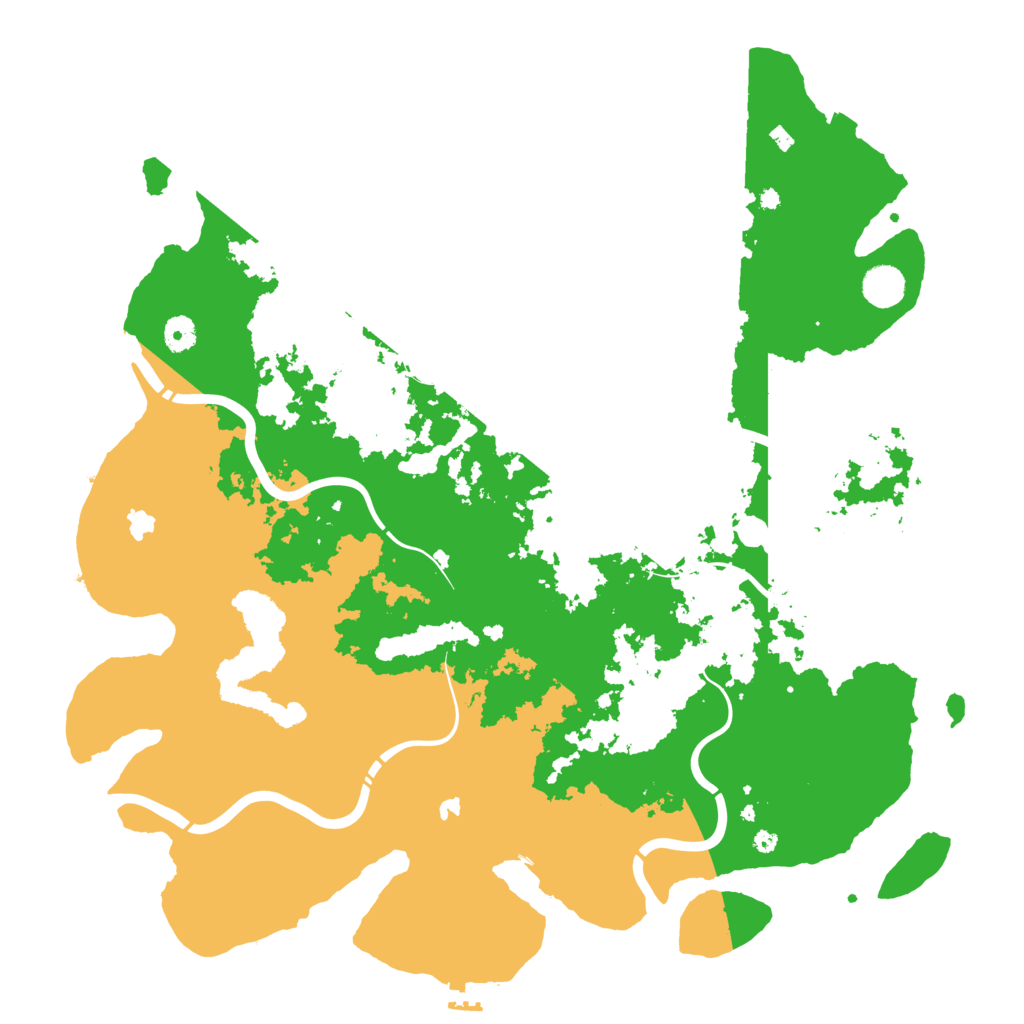 Biome Rust Map: Procedural Map, Size: 4500, Seed: 52683202