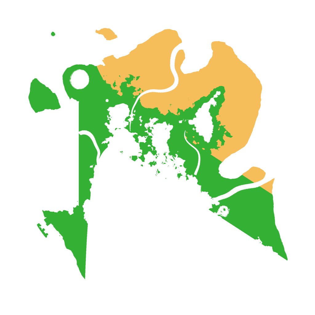 Biome Rust Map: Procedural Map, Size: 3000, Seed: 1642121300