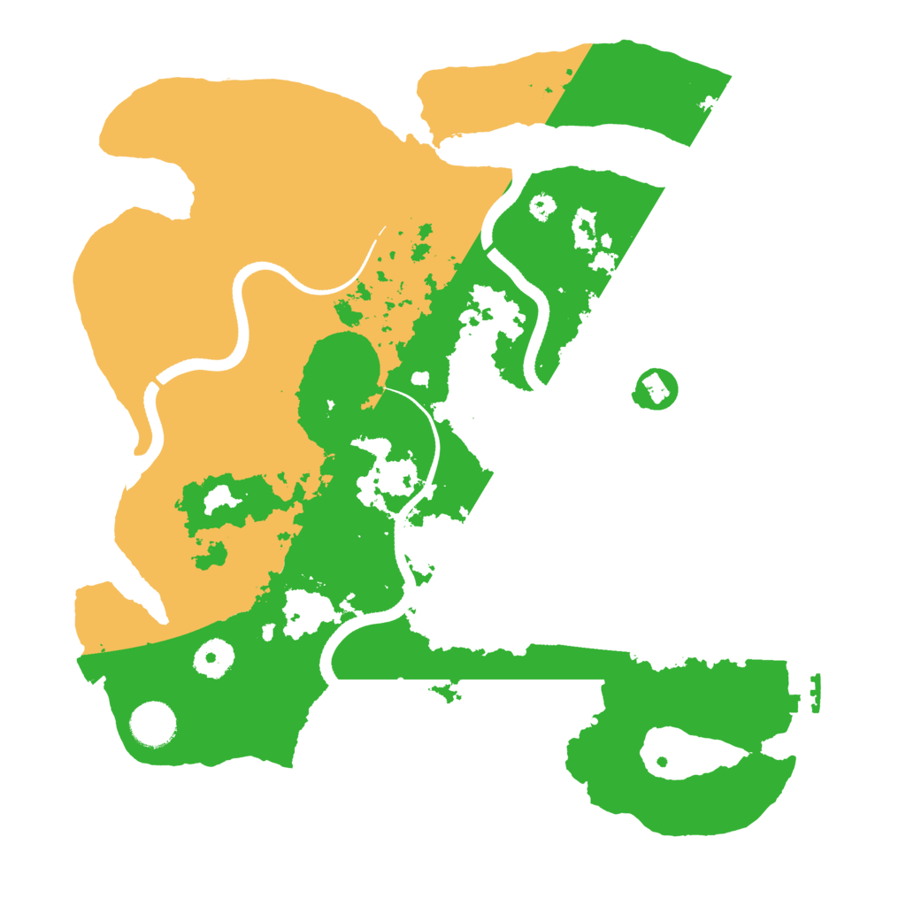 Biome Rust Map: Procedural Map, Size: 3500, Seed: 769772100