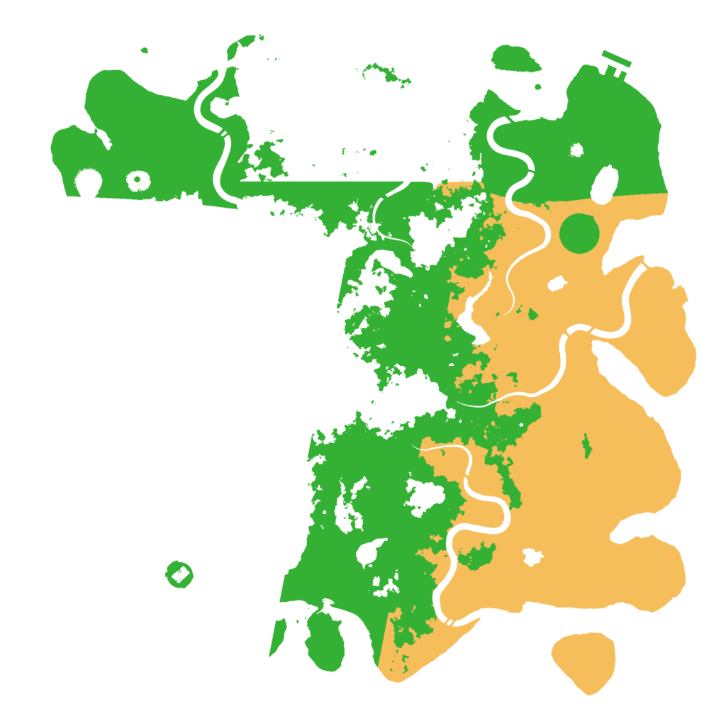 Biome Rust Map: Procedural Map, Size: 4800, Seed: 670561601