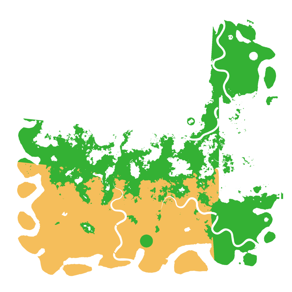 Biome Rust Map: Procedural Map, Size: 6000, Seed: 486775