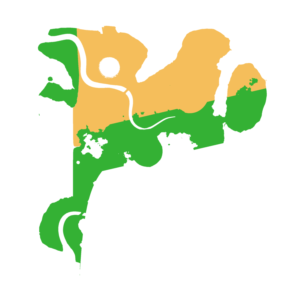 Biome Rust Map: Procedural Map, Size: 2500, Seed: 1570625487