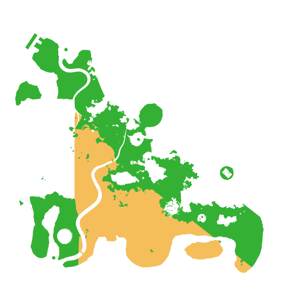 Biome Rust Map: Procedural Map, Size: 3500, Seed: 1007070419