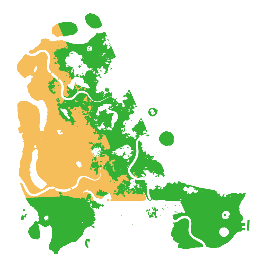 Biome Rust Map: Procedural Map, Size: 5000, Seed: 1619831037