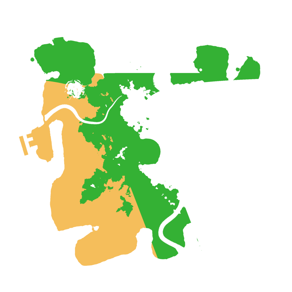 Biome Rust Map: Procedural Map, Size: 3000, Seed: 90805
