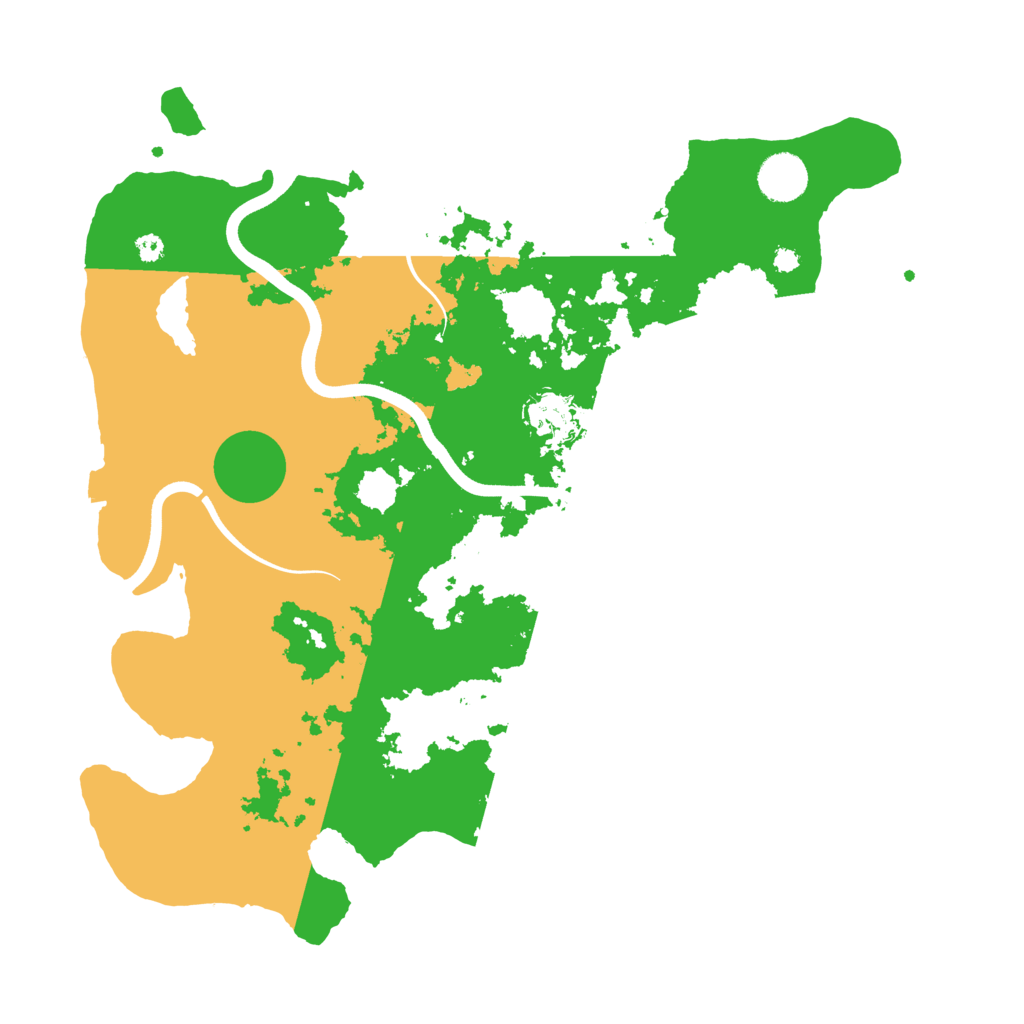 Biome Rust Map: Procedural Map, Size: 3750, Seed: 377800682