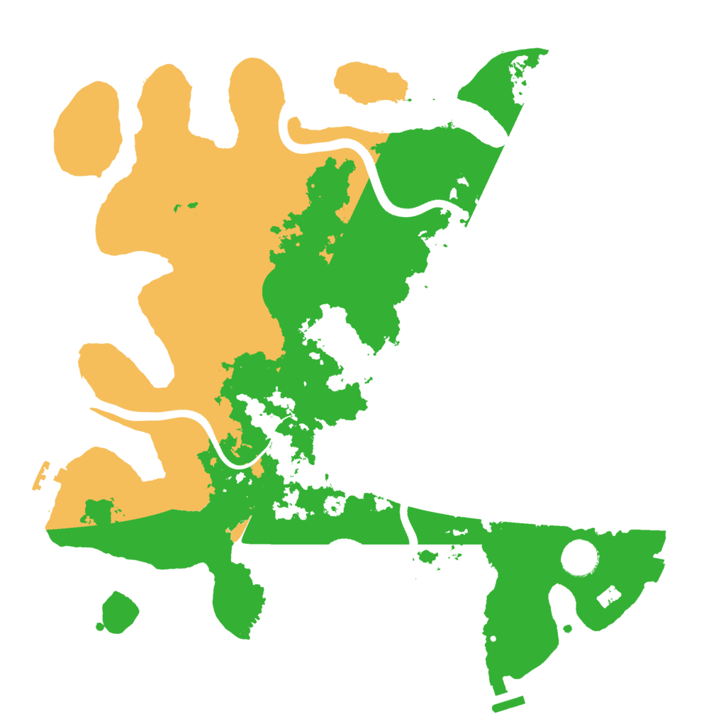 Biome Rust Map: Procedural Map, Size: 3500, Seed: 902321