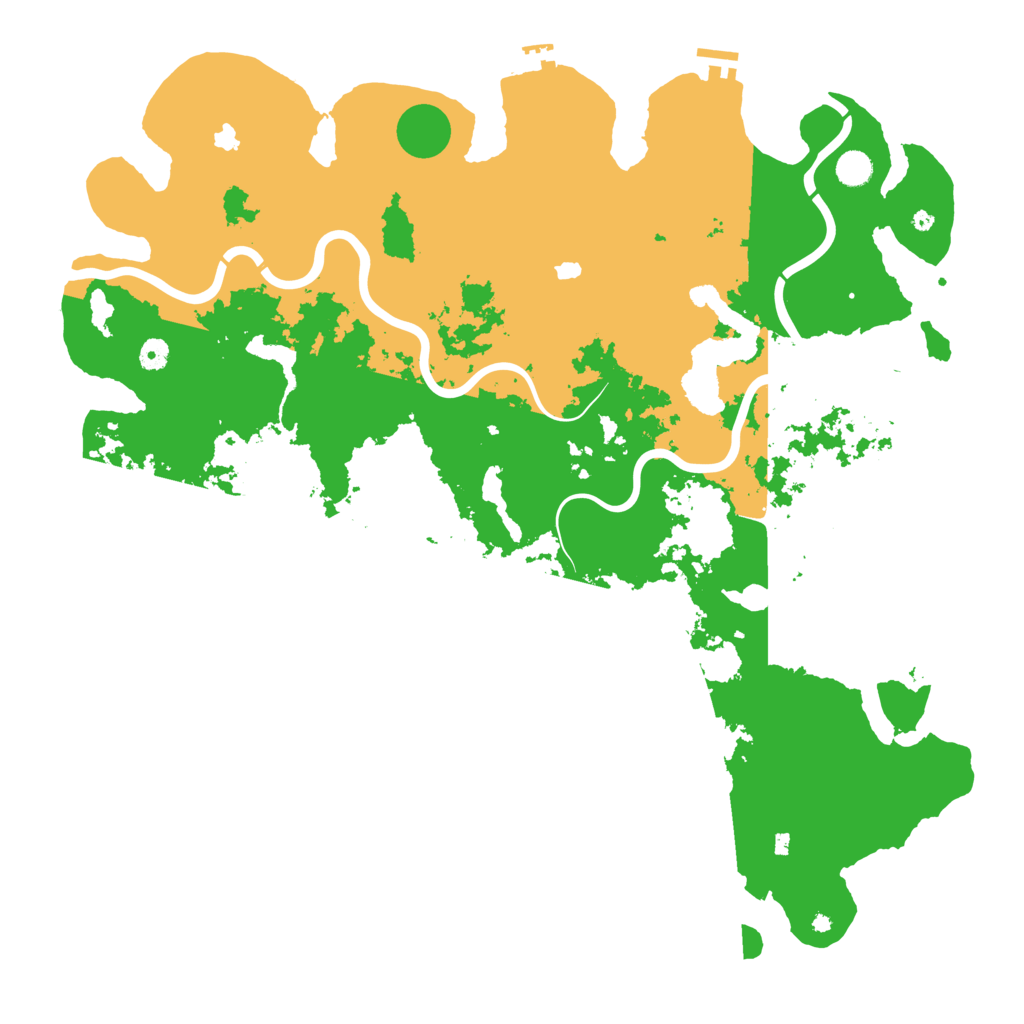 Biome Rust Map: Procedural Map, Size: 5000, Seed: 1063831156