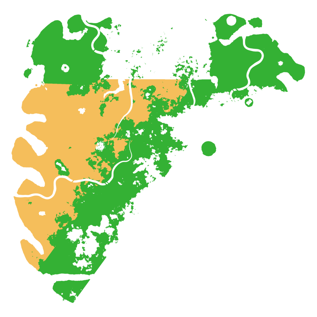 Biome Rust Map: Procedural Map, Size: 6000, Seed: 1339647485
