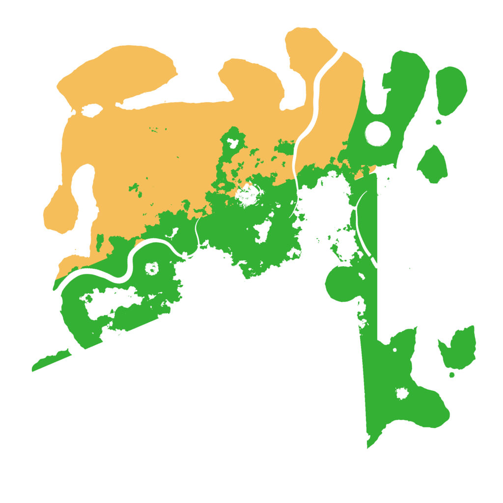 Biome Rust Map: Procedural Map, Size: 3750, Seed: 45812