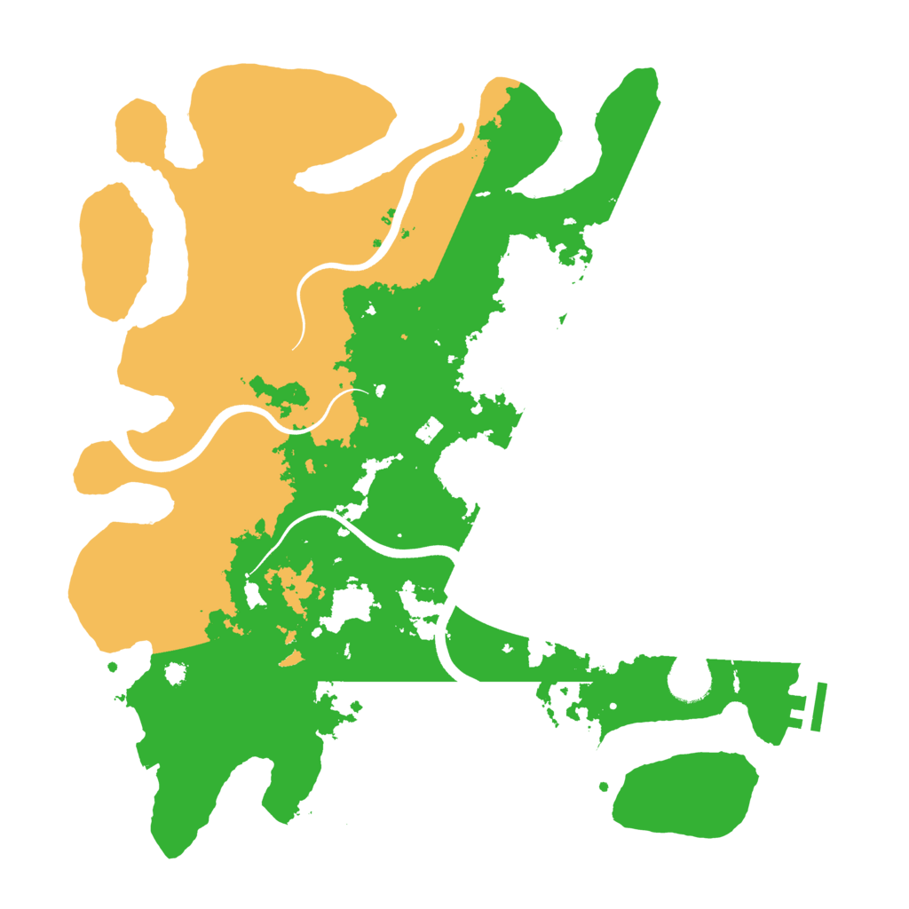 Biome Rust Map: Procedural Map, Size: 3750, Seed: 85410