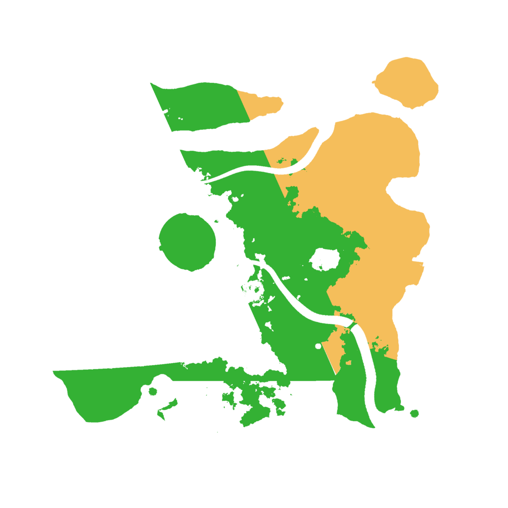 Biome Rust Map: Procedural Map, Size: 2500, Seed: 235262