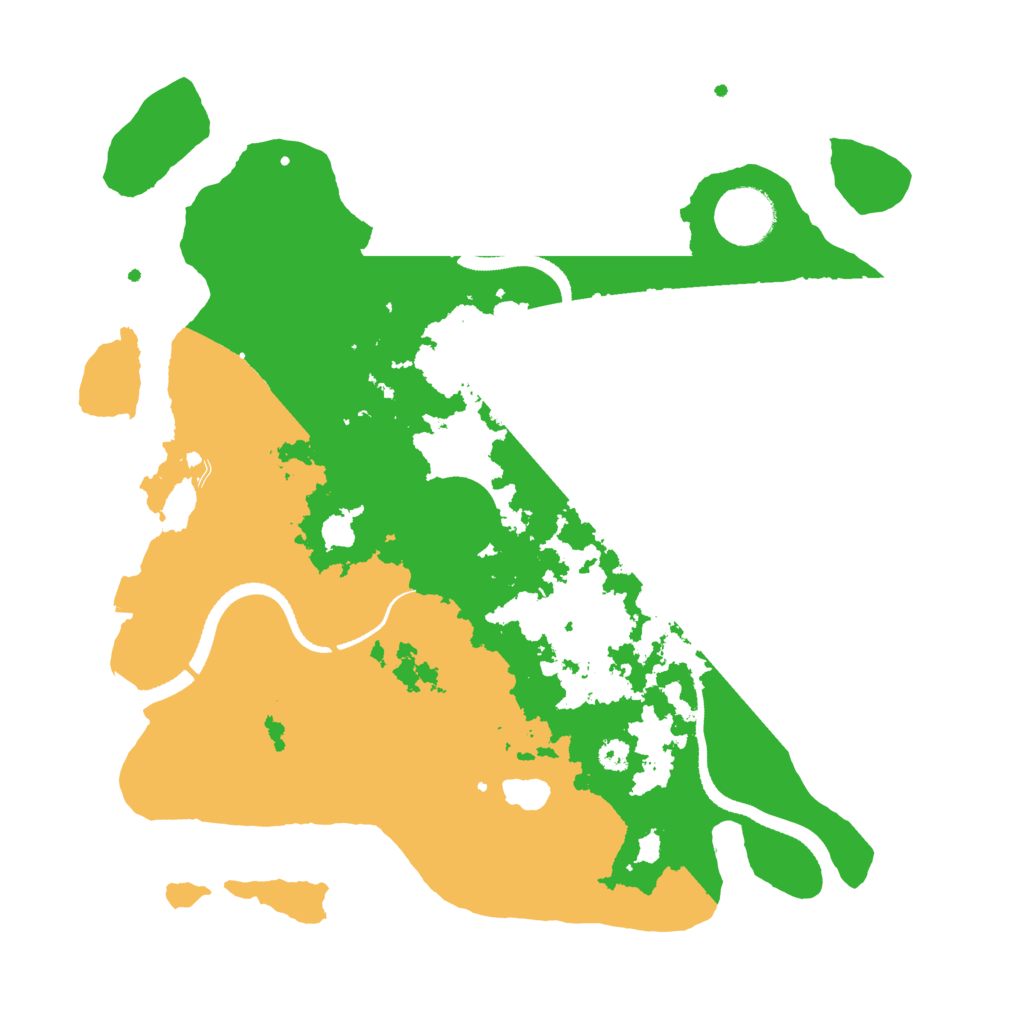 Biome Rust Map: Procedural Map, Size: 3250, Seed: 984174175