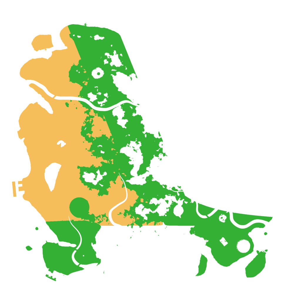 Biome Rust Map: Procedural Map, Size: 4000, Seed: 827999049