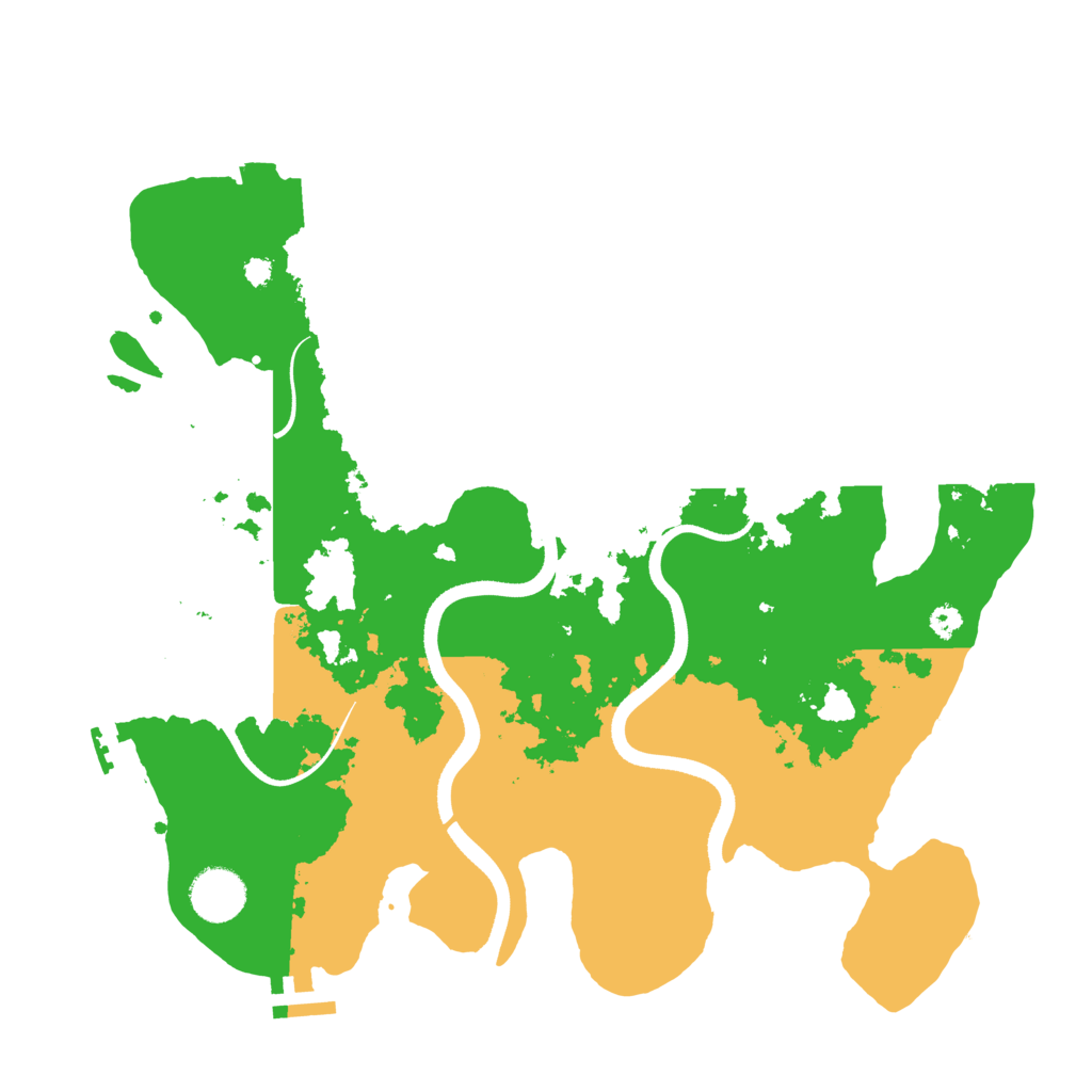 Biome Rust Map: Procedural Map, Size: 3500, Seed: 1095582362
