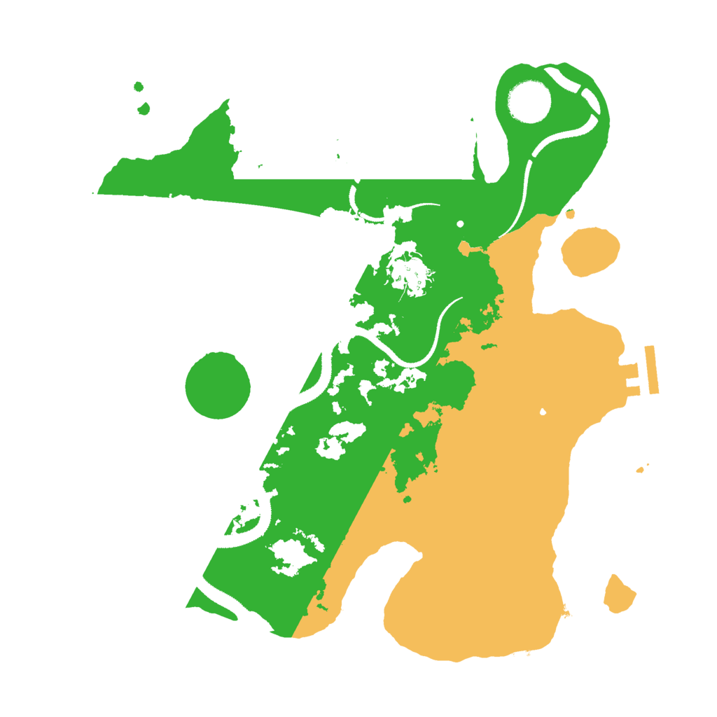 Biome Rust Map: Procedural Map, Size: 3000, Seed: 21031997