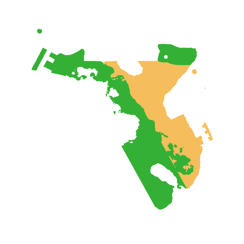 Biome Rust Map: Procedural Map, Size: 2000, Seed: 1682780471
