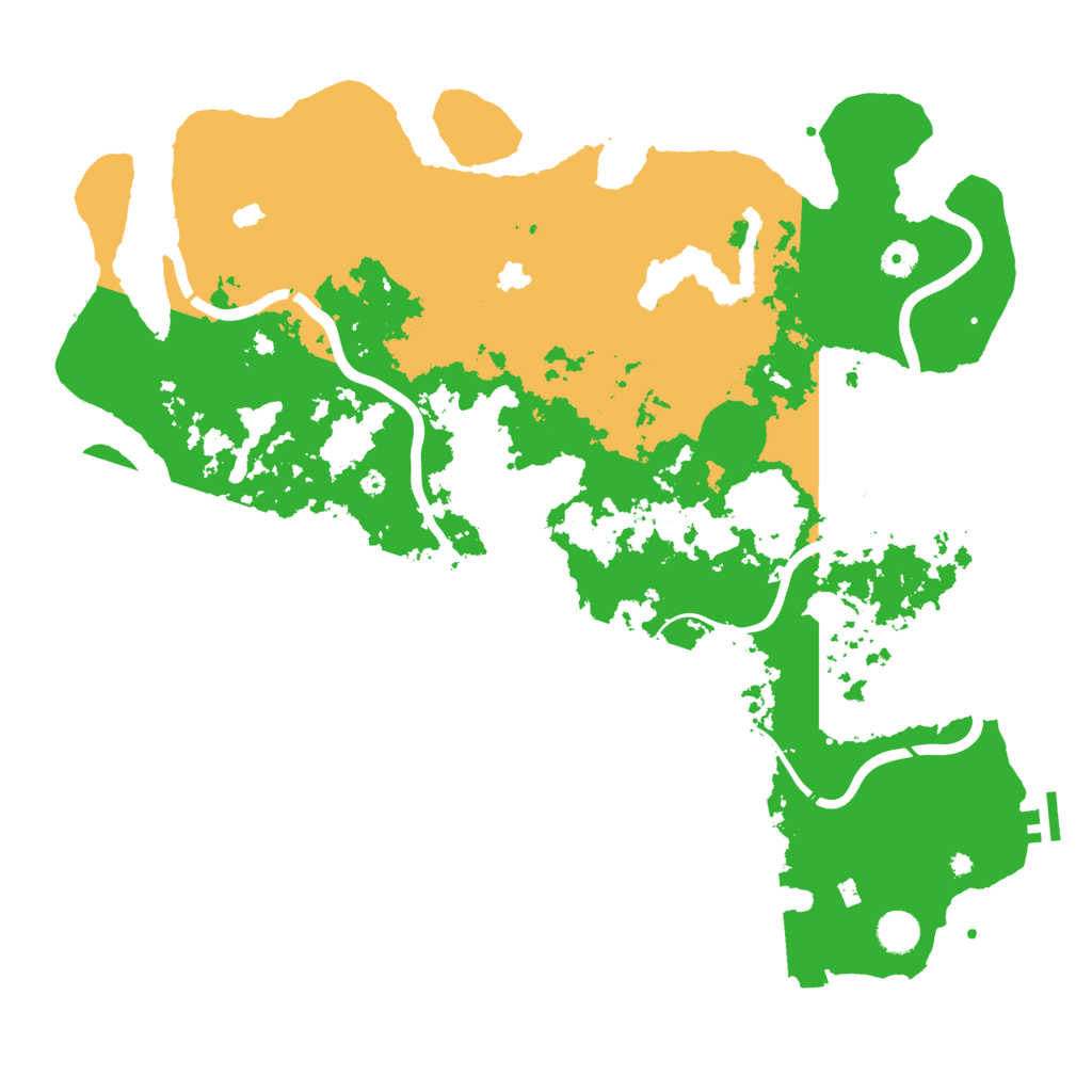 Biome Rust Map: Procedural Map, Size: 4500, Seed: 1332768101