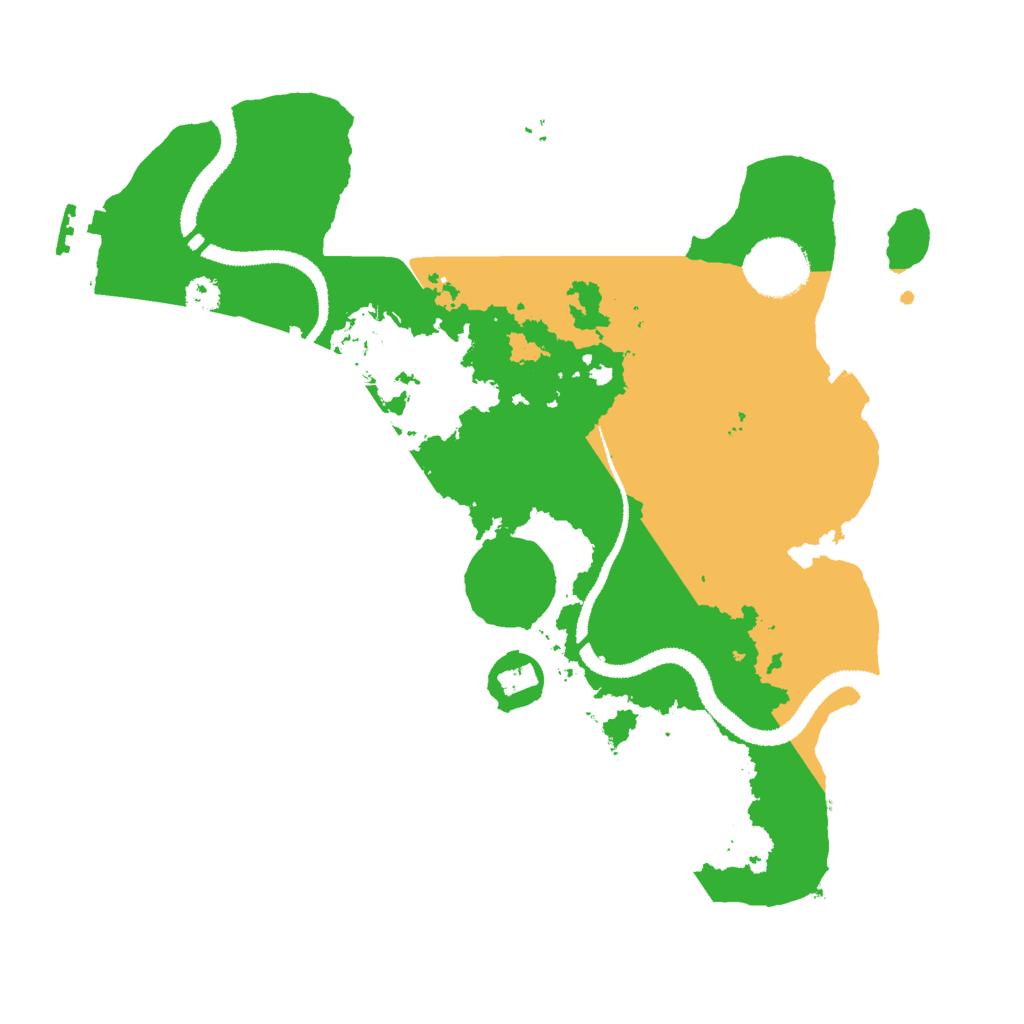 Biome Rust Map: Procedural Map, Size: 3000, Seed: 95426