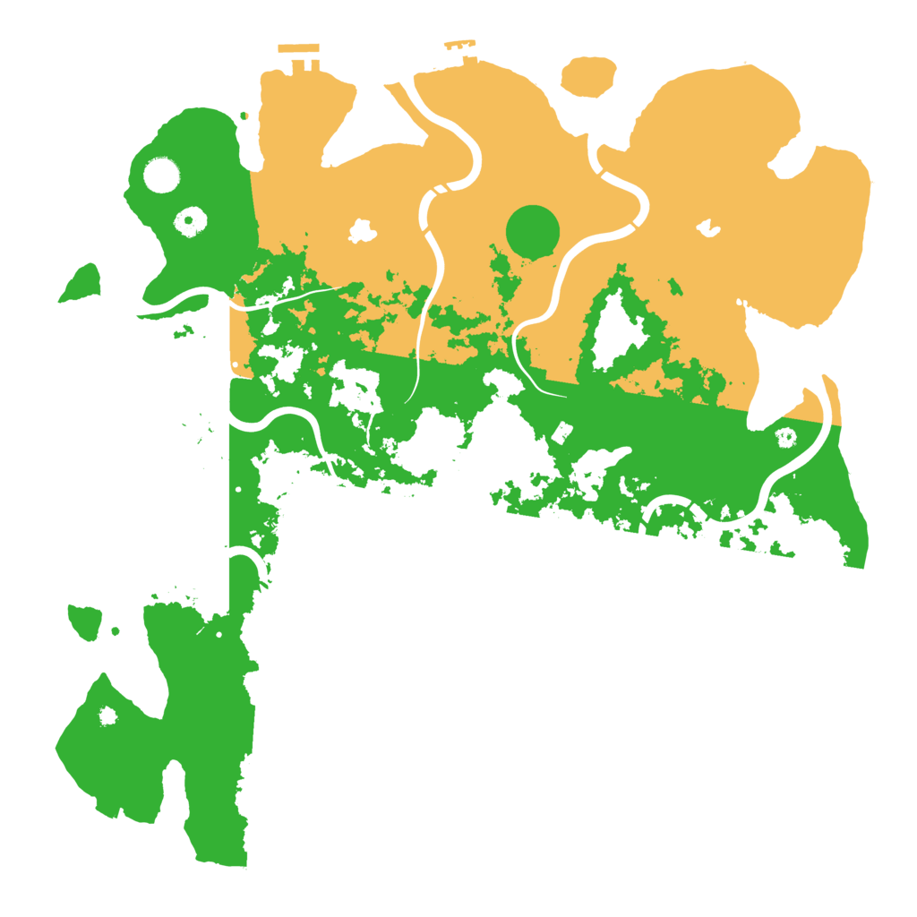 Biome Rust Map: Procedural Map, Size: 4500, Seed: 33297946