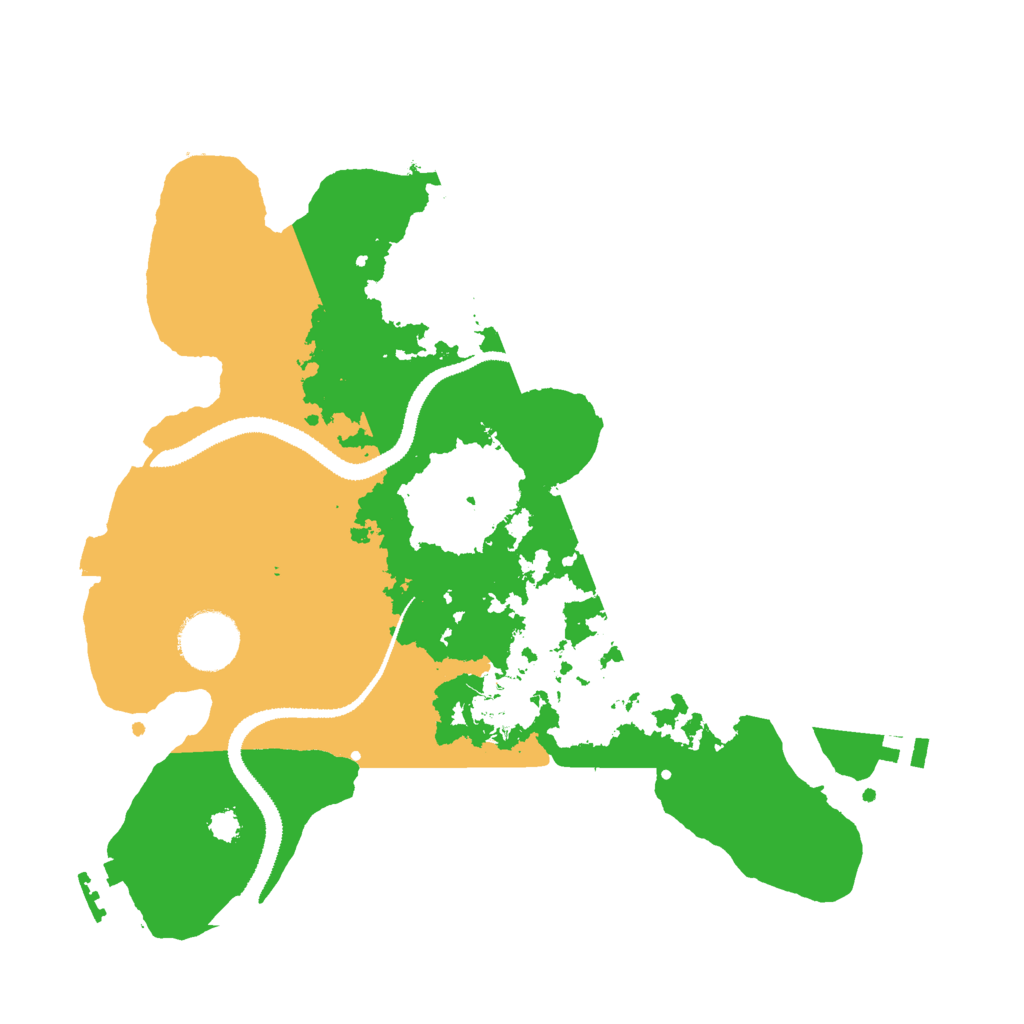 Biome Rust Map: Procedural Map, Size: 3000, Seed: 26982