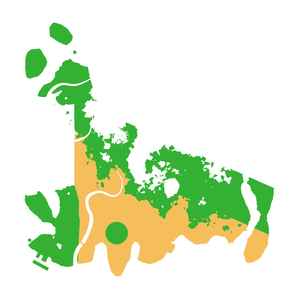 Biome Rust Map: Procedural Map, Size: 3500, Seed: 861285988