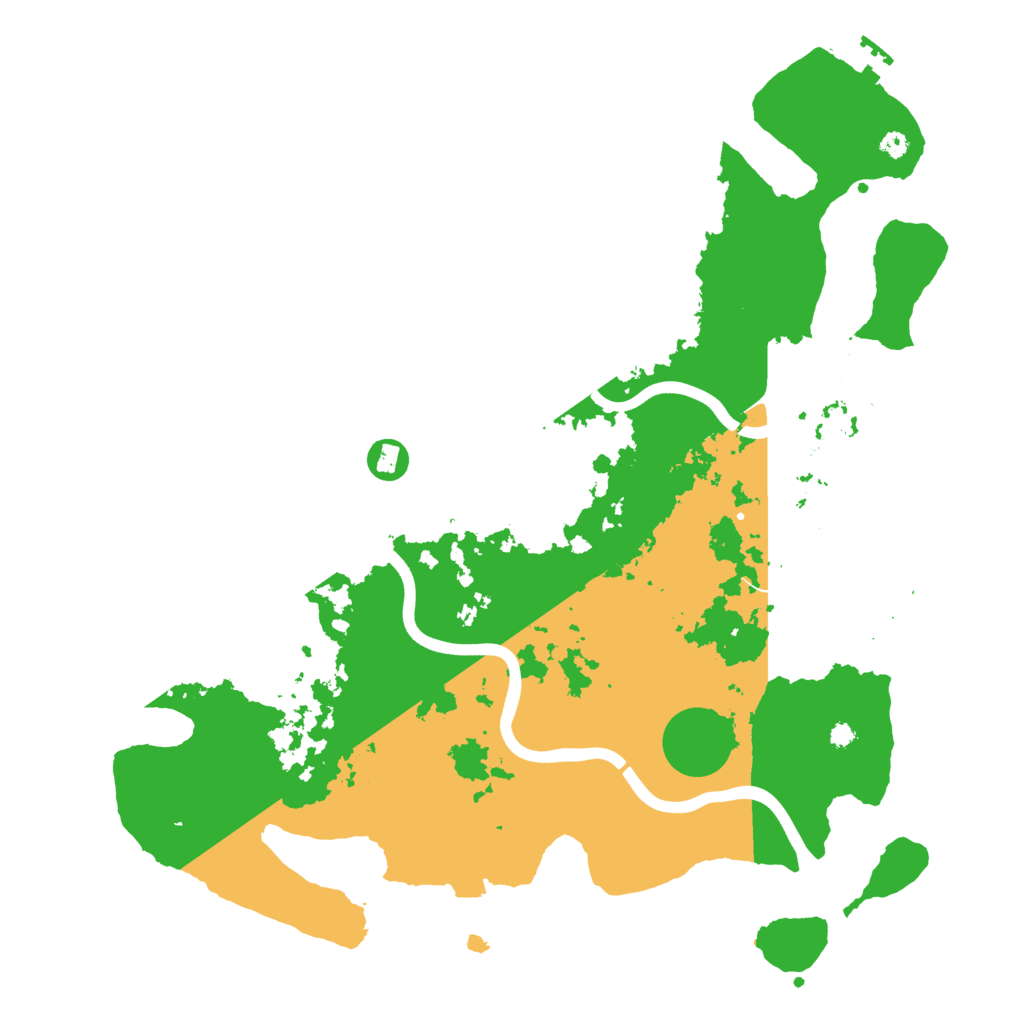 Biome Rust Map: Procedural Map, Size: 3900, Seed: 671856040