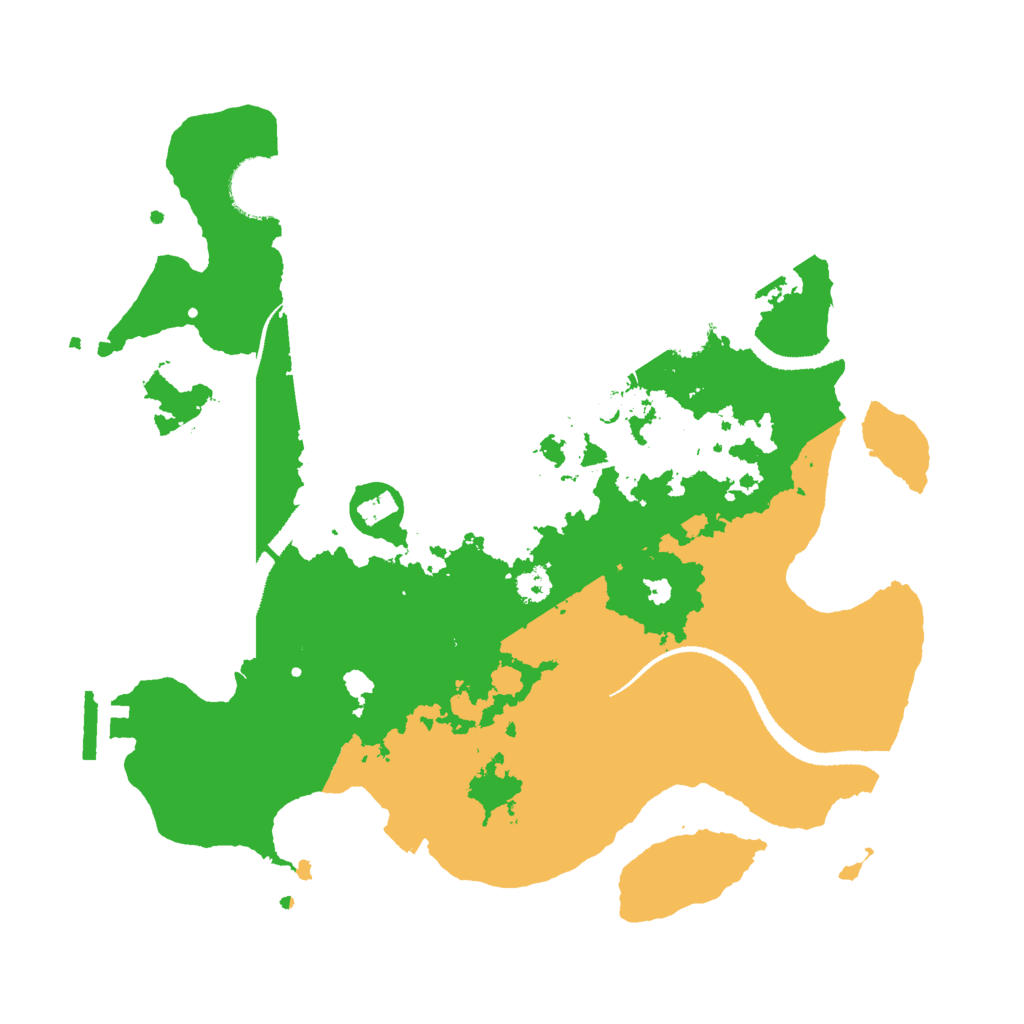 Biome Rust Map: Procedural Map, Size: 3000, Seed: 887359514