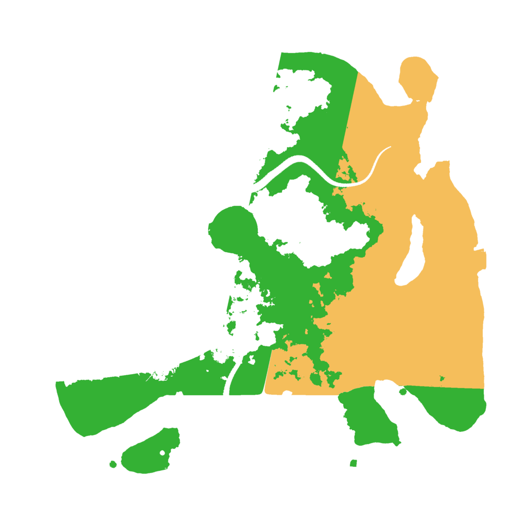 Biome Rust Map: Procedural Map, Size: 3000, Seed: 1895191119