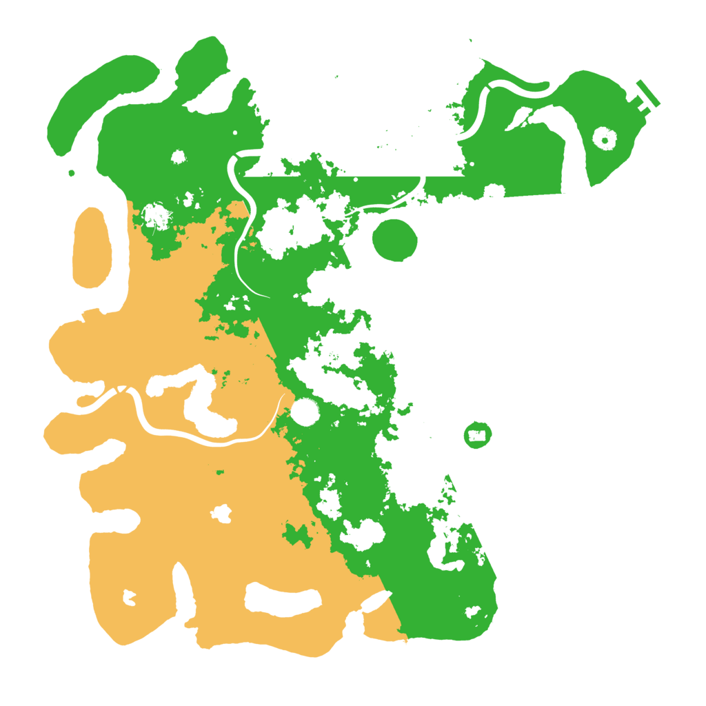 Biome Rust Map: Procedural Map, Size: 4500, Seed: 928436673
