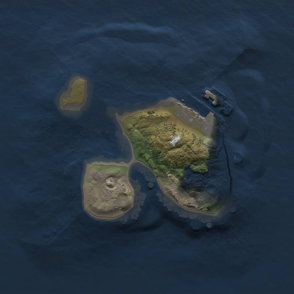 Rust Map: Procedural Map, Size: 1500, Seed: 50571871, 2 Monuments