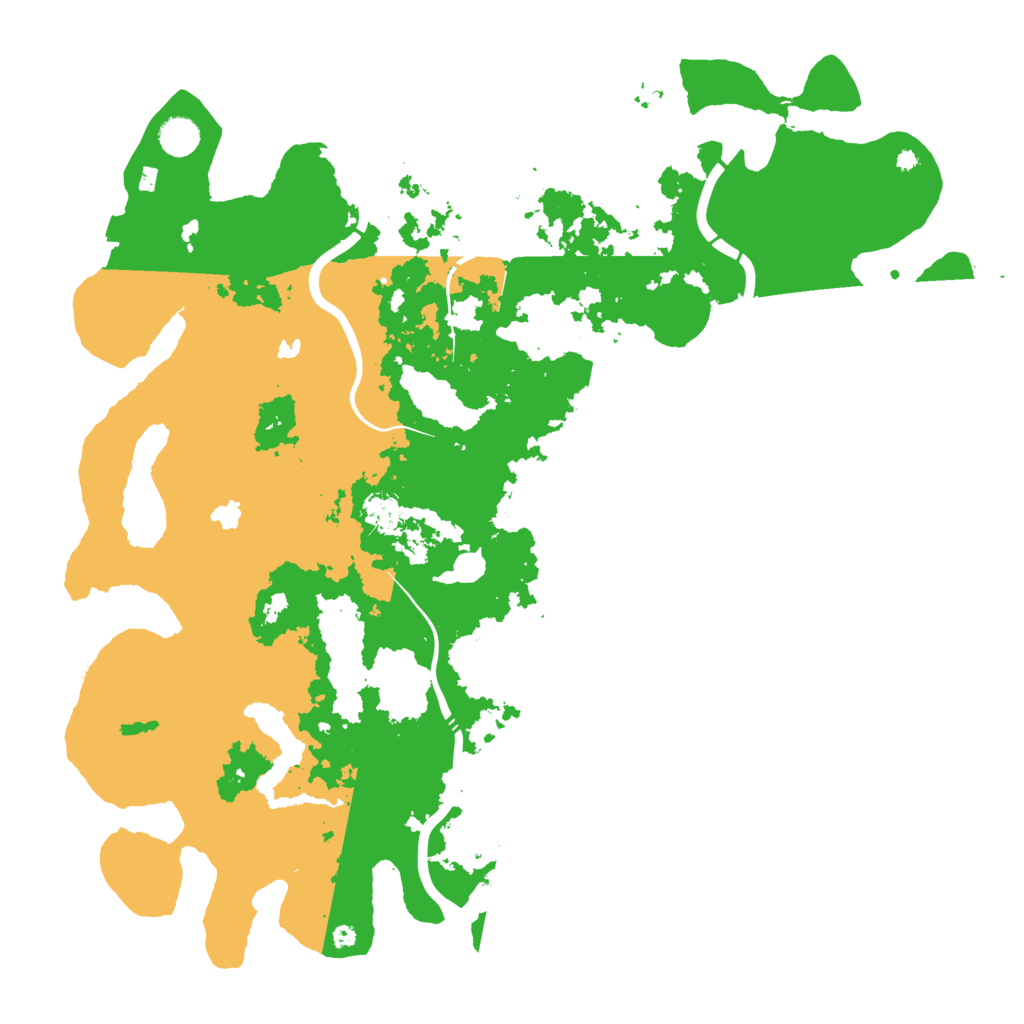 Biome Rust Map: Procedural Map, Size: 4500, Seed: 82781539