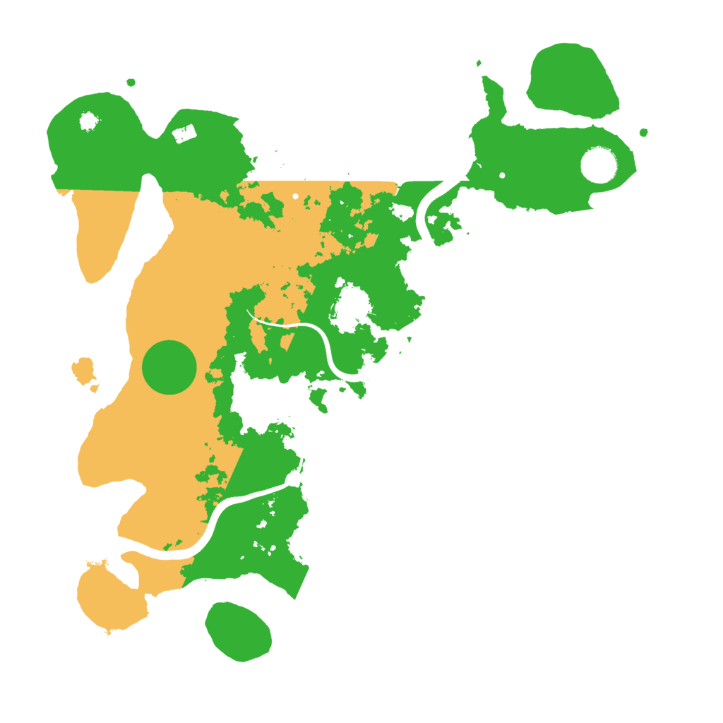 Biome Rust Map: Procedural Map, Size: 3500, Seed: 287