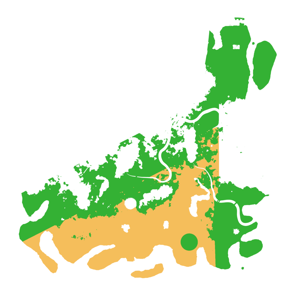 Biome Rust Map: Procedural Map, Size: 4500, Seed: 1134584030