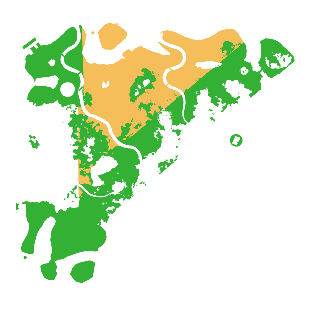 Biome Rust Map: Procedural Map, Size: 4000, Seed: 1997147357