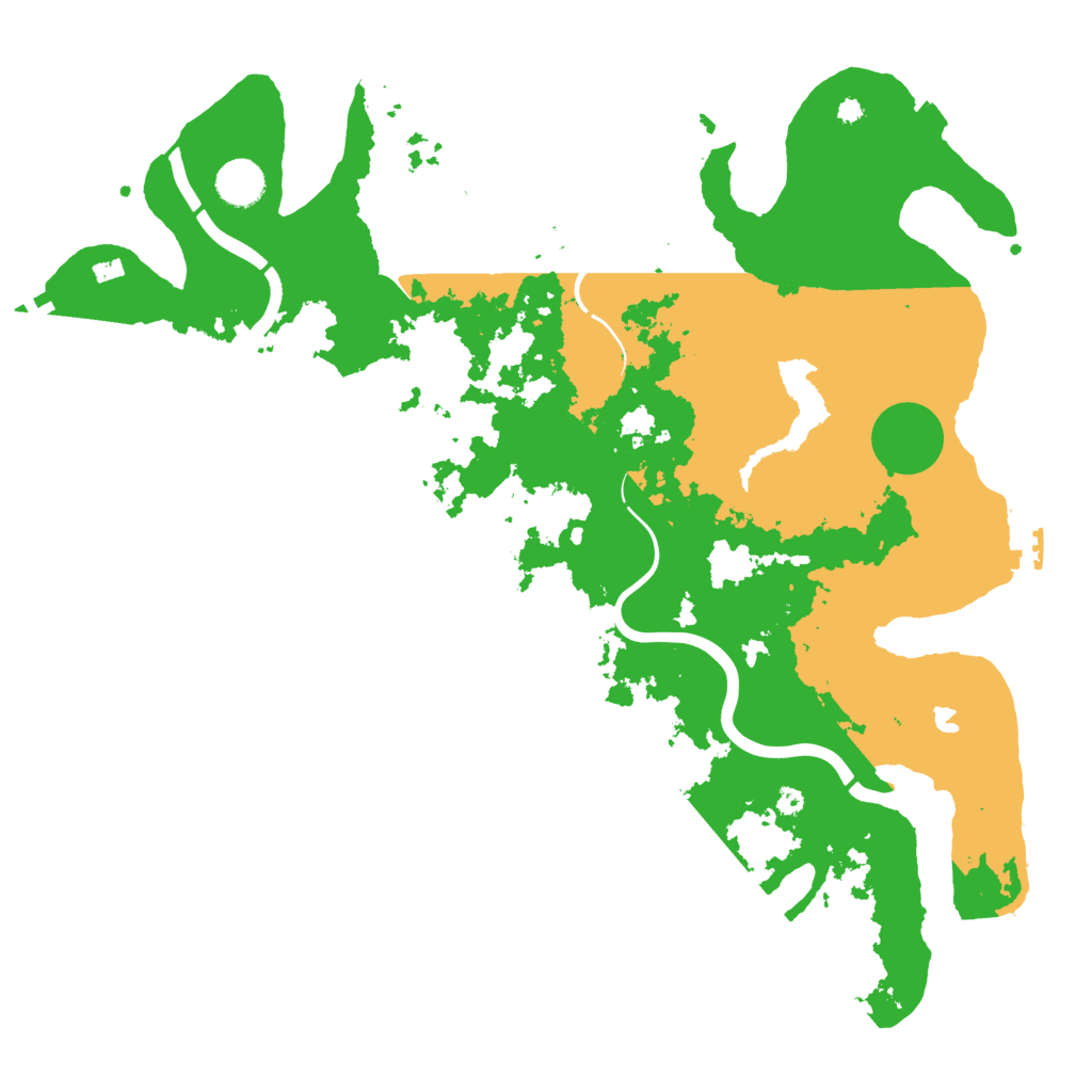 Biome Rust Map: Procedural Map, Size: 4000, Seed: 1143155407