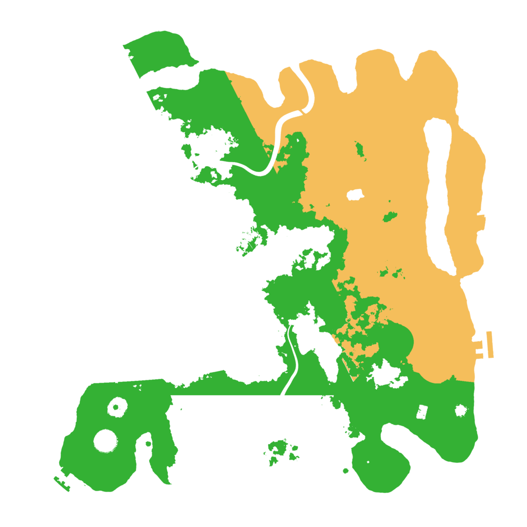 Biome Rust Map: Procedural Map, Size: 4000, Seed: 34026627