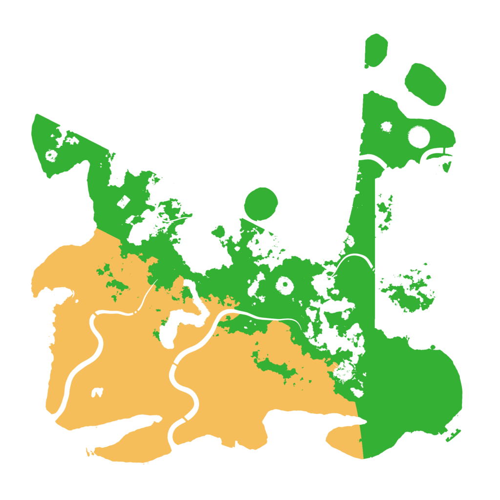 Biome Rust Map: Procedural Map, Size: 4250, Seed: 32108024