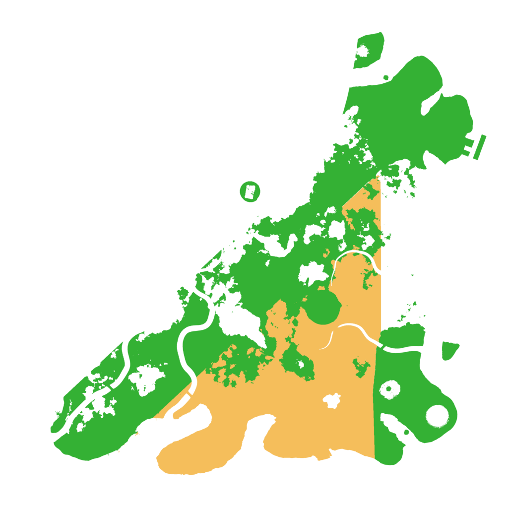 Biome Rust Map: Procedural Map, Size: 4000, Seed: 170125621