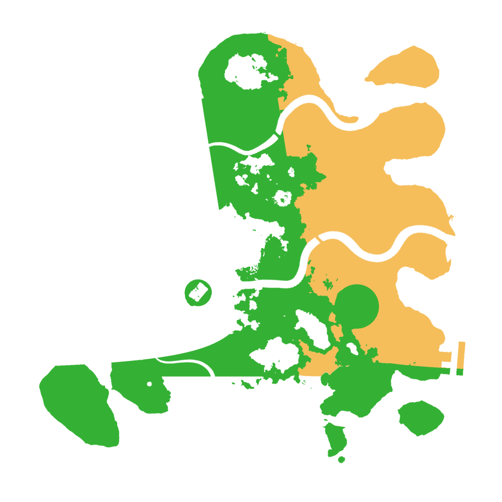 Biome Rust Map: Procedural Map, Size: 3000, Seed: 635629637